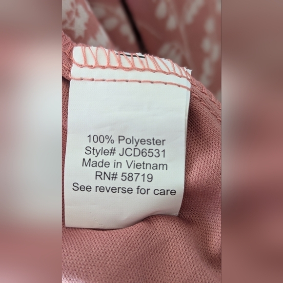 Lapis & Lillies Women’s Boho Wrap Dress, Tiered Floral Print Modest, Cottagecore - Picture 7 of 9